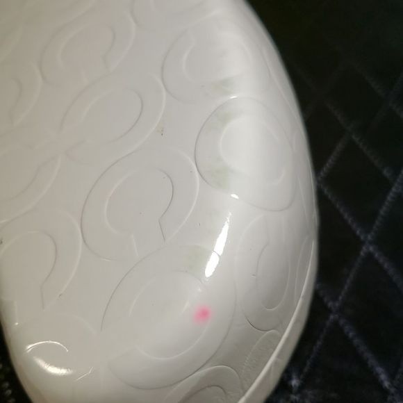 Coach Oversized Round Purple Sunglasses S2025 and Embossed Case - Picture 9 of 10